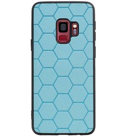 Hexagon Hard Case voor Samsung Galaxy S9 Blauw