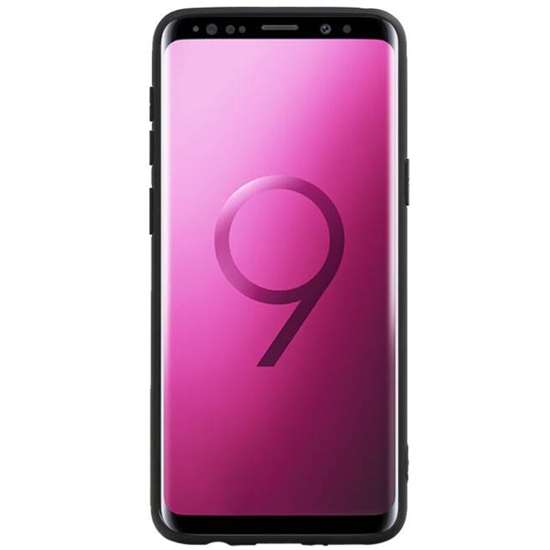 Étui rigide hexagonal pour Samsung Galaxy S9 rouge