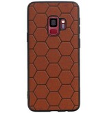 Hexagon Hard Case til Samsung Galaxy S9 Brown