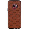 Hexagon Hard Case til Samsung Galaxy S9 Brown