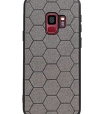 Hexagon Hard Case voor Samsung Galaxy S9 Grijs