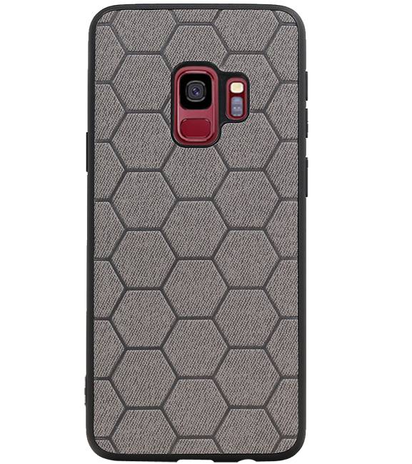 Hexagon Hard Case for Samsung Galaxy S9 Gray