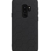 Hexagon Hard Case für Samsung Galaxy S9 Plus Schwarz