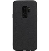 Hexagon Hard Case voor Samsung Galaxy S9 Plus Zwart