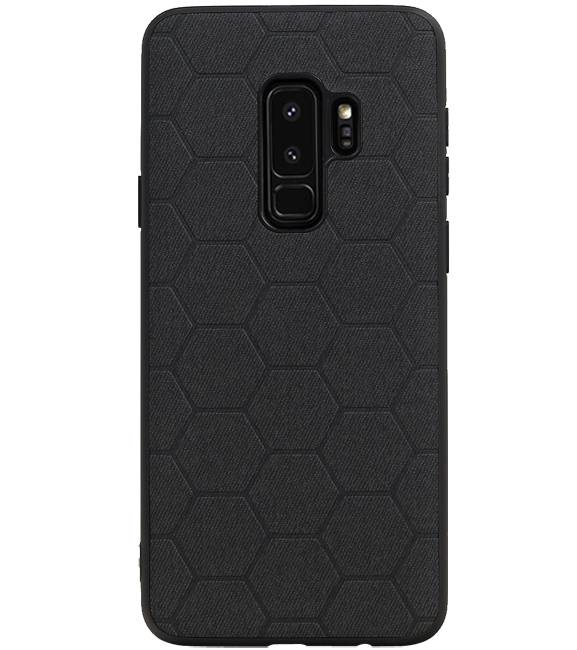 Hexagon Hard Case für Samsung Galaxy S9 Plus Schwarz