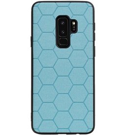 Custodia rigida esagonale per Samsung Galaxy S9 Plus Blue