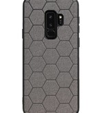 Hexagon Hard Case voor Samsung Galaxy S9 Plus Grijs