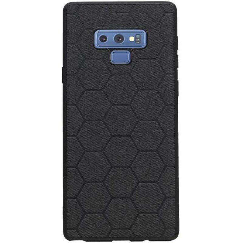 Étui rigide hexagonal pour Samsung Galaxy Note 9 noir