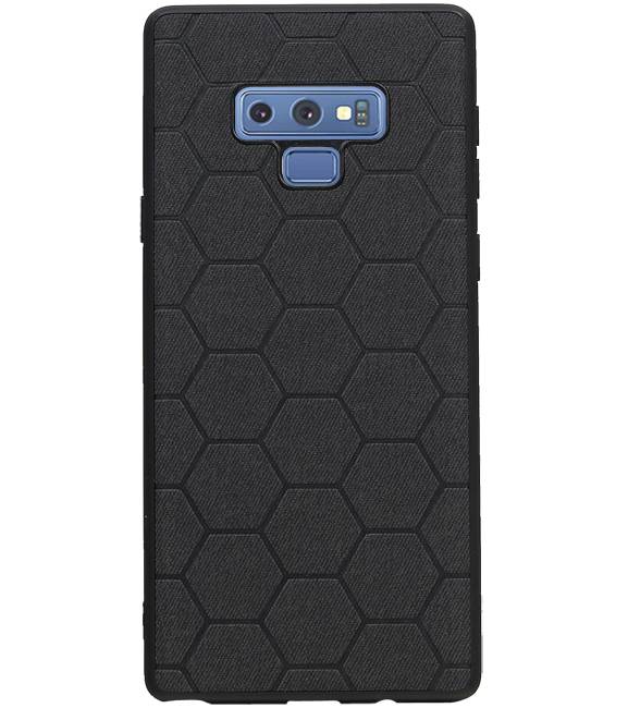 Estuche rígido hexagonal para Samsung Galaxy Note 9 negro
