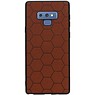 Hexagon Hard Case für Samsung Galaxy Note 9 Braun