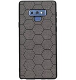 Hexagon Hard Case for Samsung Galaxy Note 9 Gray