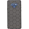 Étui rigide hexagonal pour Samsung Galaxy Note 9 gris