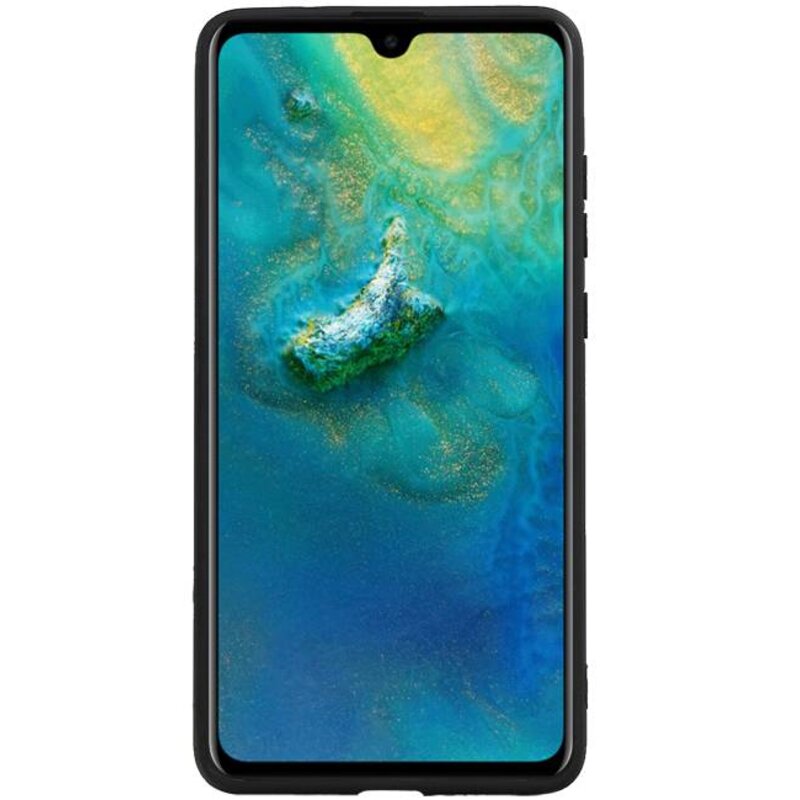 Estuche rígido hexagonal para Huawei Mate 20 azul