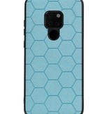 Hexagon Hard Case for Huawei Mate 20 Blue