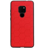 Hexagon Hard Case pour Huawei Mate 20 Rouge