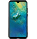 Custodia rigida esagonale per Huawei Mate 20 Marrone