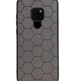 Hexagon Hard Case pour Huawei Mate 20 Gris