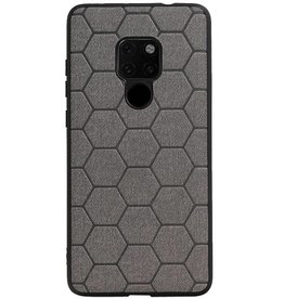 Estuche rígido hexagonal para Huawei Mate 20 gris