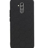 Hexagon Hard Case pour Huawei Mate 20 Lite noir