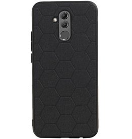 Estuche rígido hexagonal para Huawei Mate 20 Lite negro