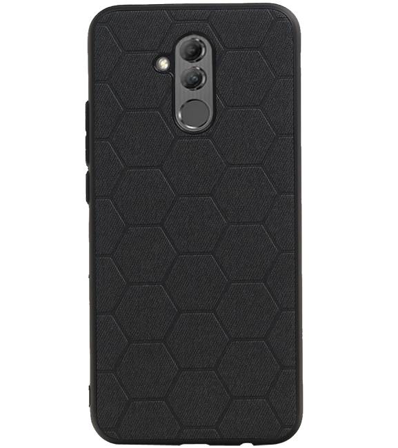 Custodia rigida Hexagon per Huawei Mate 20 Lite Nero