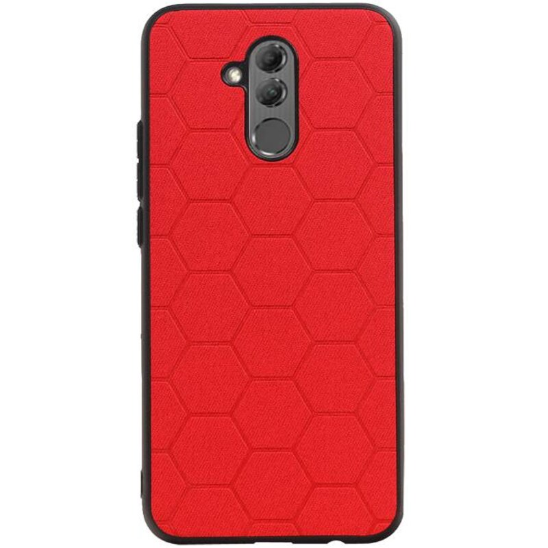 Hexagon Hard Case für Huawei Mate 20 Lite Red
