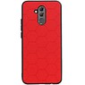 Estuche rígido hexagonal para Huawei Mate 20 Lite rojo