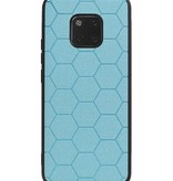 Hexagon Hard Case für Huawei Mate 20 Pro Blue