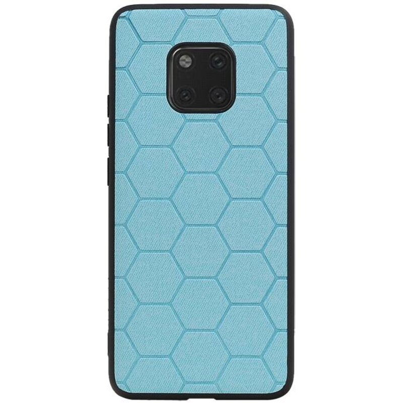 Estuche rígido hexagonal para Huawei Mate 20 Pro azul