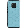 Estuche rígido hexagonal para Huawei Mate 20 Pro azul