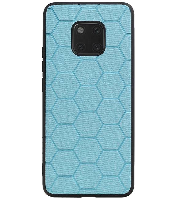 Estuche rígido hexagonal para Huawei Mate 20 Pro azul