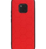 Hexagon Hard Case für Huawei Mate 20 Pro Rot