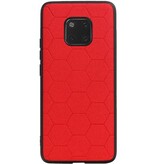 Hexagon Hard Case voor Huawei Mate 20 Pro Rood