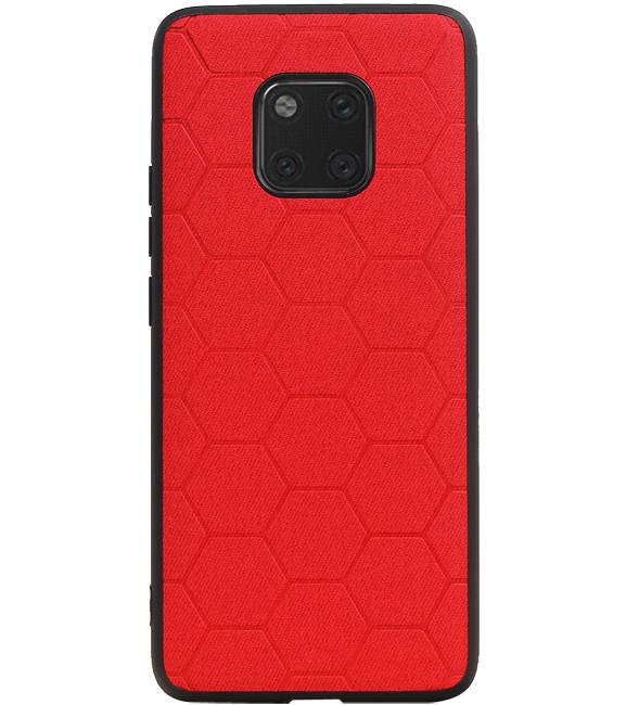 Hexagon Hard Case für Huawei Mate 20 Pro Rot