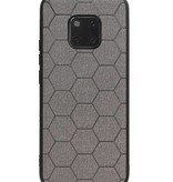 Hexagon Hard Case pour Huawei Mate 20 Pro Gris