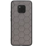 Hexagon Hard Case voor Huawei Mate 20 Pro Grijs