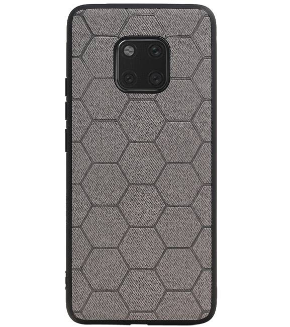 Custodia rigida esagonale per Huawei Mate 20 Pro Grey