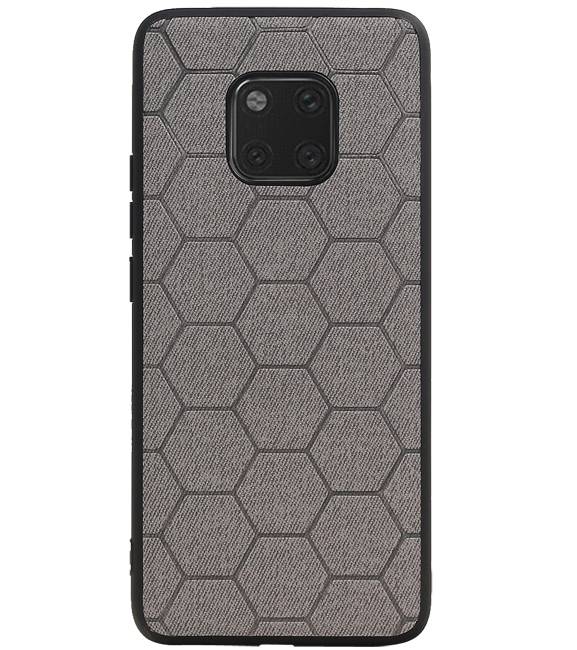 Hexagon Hard Case for Huawei Mate 20 Pro Gray