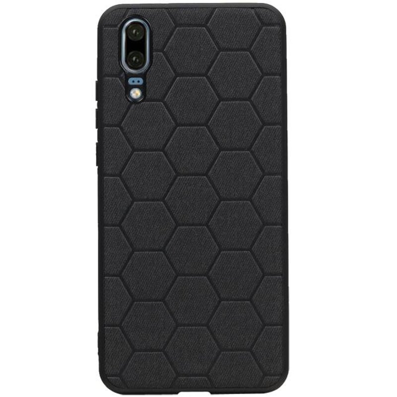 Hexagon Hard Case for Huawei P20 Black