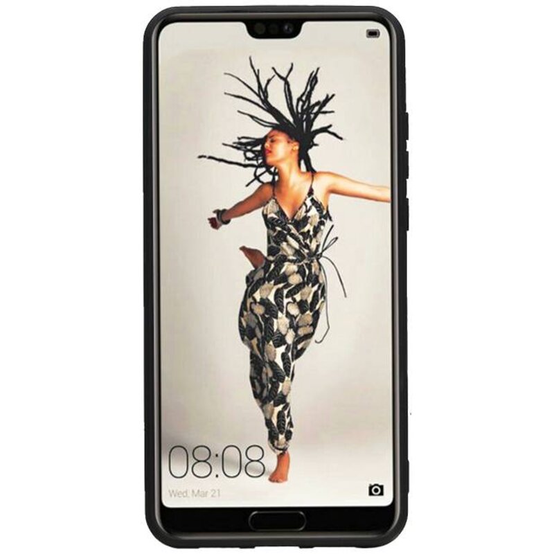 Custodia rigida Hexagon per Huawei P20 Red