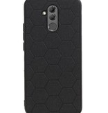 Hexagon Hard Case voor Huawei P20 Lite Zwart