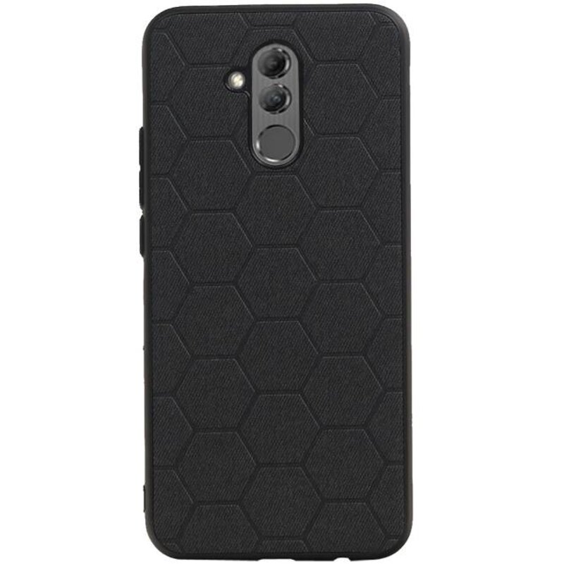 Hexagon Hard Case voor Huawei P20 Lite Zwart