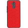 Custodia rigida esagonale per Huawei P20 Lite rossa