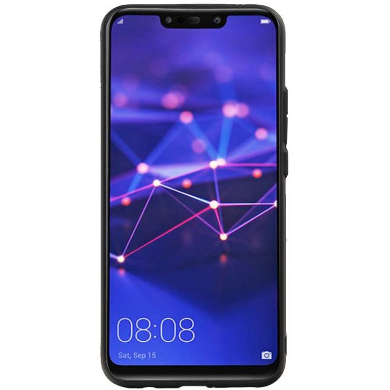 Custodia rigida Hexagon per Huawei P20 Lite Marrone
