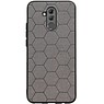 Hexagon Hard Case für Huawei P20 Lite Grau