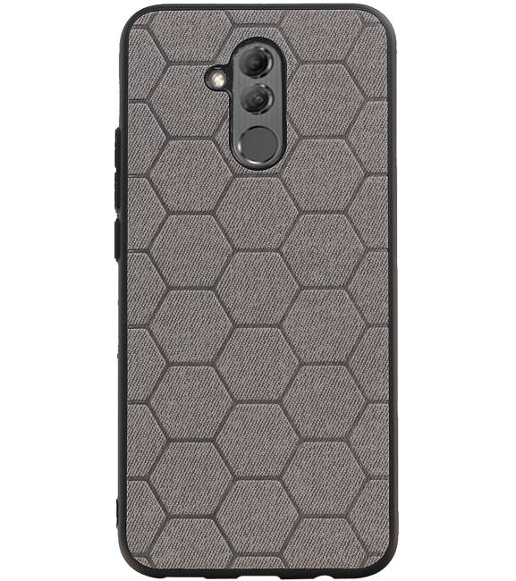 Hexagon Hard Case pour Huawei P20 Lite Gris