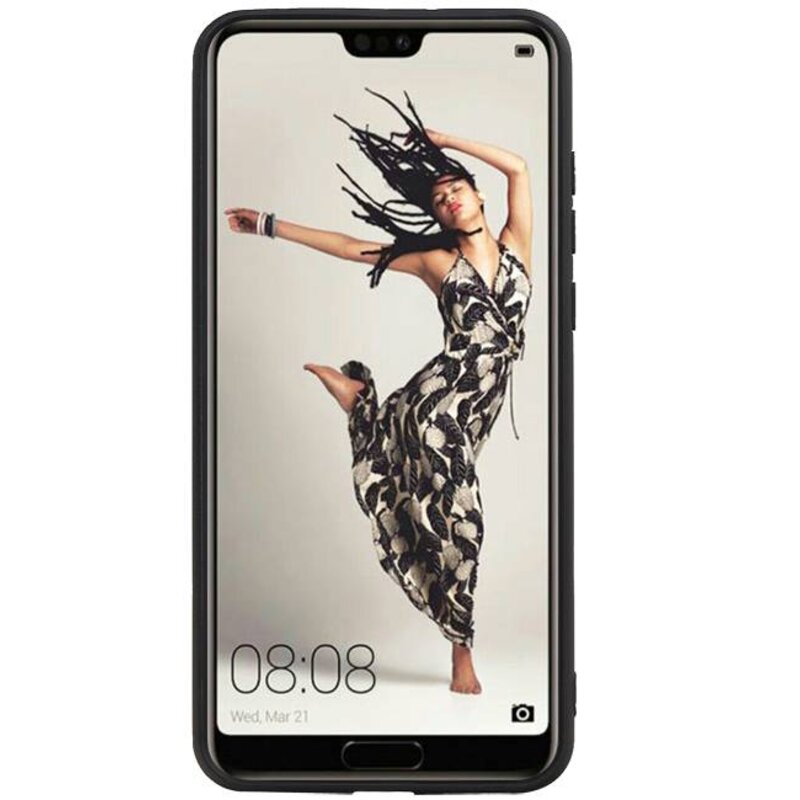 Estuche rígido hexagonal para Huawei P20 Pro negro