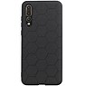 Estuche rígido hexagonal para Huawei P20 Pro negro