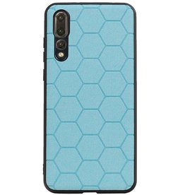 Estuche rígido hexagonal para Huawei P20 Pro azul