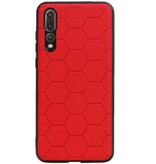 Hexagon Hard Case for Huawei P20 Pro Red